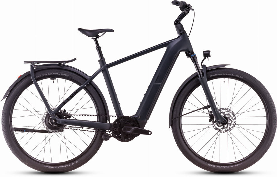 Cube Kathmandu Hybrid Comfort Pro 800 Wh E-Bike Diamant 28" night´n´chrome