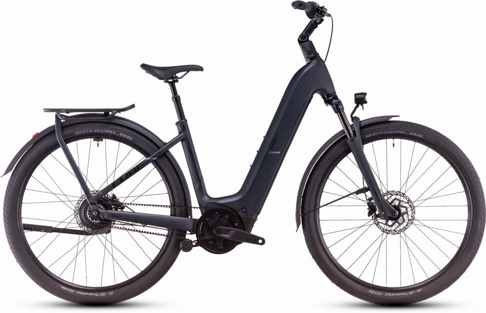 Cube Kathmandu Hybrid Comfort Pro 800 Wh E-Bike Easy Entry 28" night´n´chrome