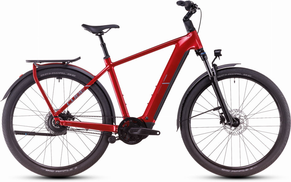 Cube Kathmandu Hybrid Comfort Pro 800 Wh E-Bike Diamant 28" electricred´n´red