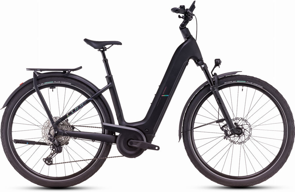 Cube Kathmandu Hybrid EXC 800 Wh E-Bike Easy Entry 28" black´n´prism