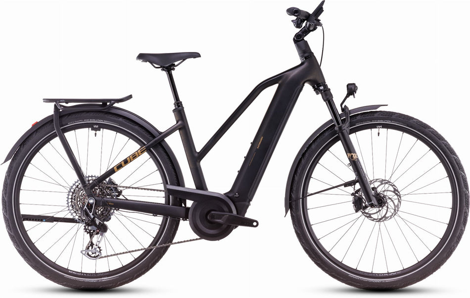 Cube Kathmandu Hybrid SLT 800 Wh E-Bike Trapeze 28" golddust´n´black