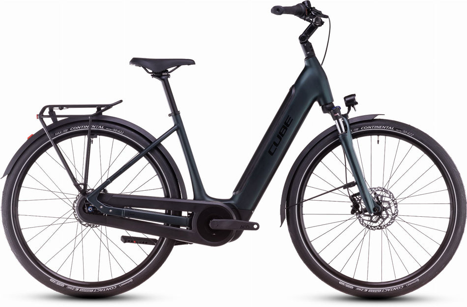 Cube Supreme RT Hybrid Comfort EX 500 Wh E-Bike Easy Entry viridian´n´black