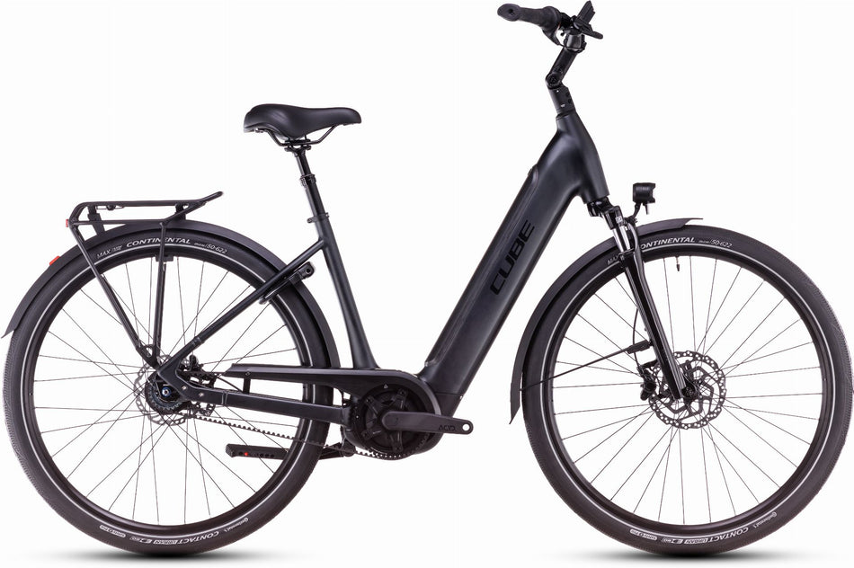 Cube Supreme RT Hybrid Deluxe EX 625 Wh E-Bike Easy Entry metalblack´n´glossy