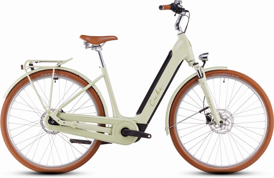 Cube Ella Hybrid 500 Wh E-Bike Easy Entry matchagreen´n´green