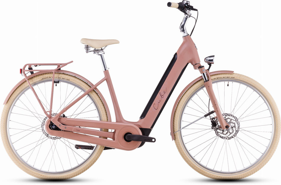 Cube Ella Hybrid 500 Wh E-Bike Easy Entry oldpink´n´plum