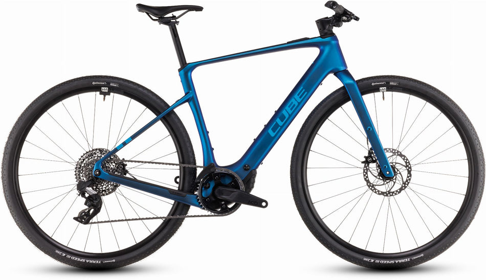 Cube Nulane Hybrid C:62 SLX 400X Wh E-Bike Diamant 28" nebula´n´blue