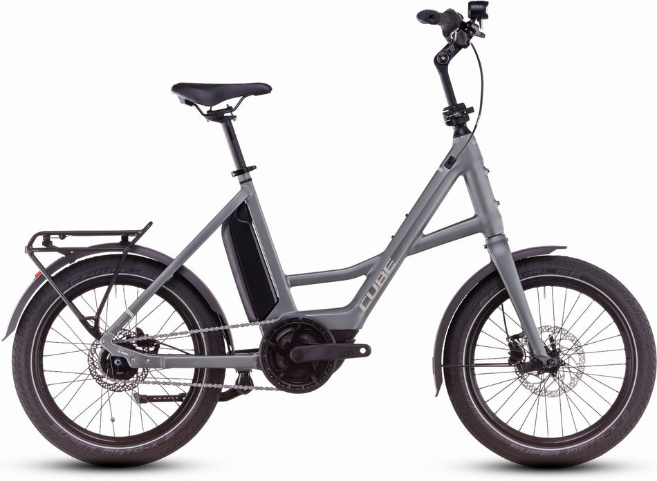 Cube Compact Hybrid Comfort 500 Wh E-Kompaktrad 20" flashgrey´n´smoke one size