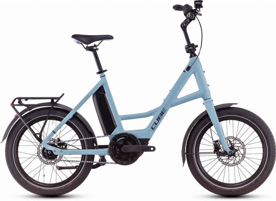 Cube Compact Hybrid Comfort 500 Wh E-Kompaktrad 20" arubablue´n´reflex one size
