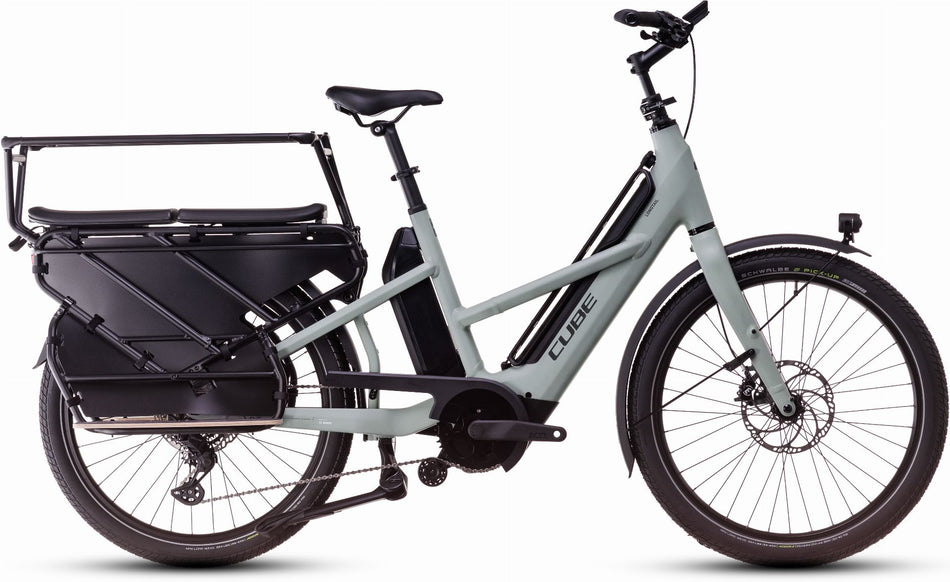 Cube Longtail Sport Hybrid Family 1350 Wh E-Lastenrad 26" swampgrey´n´reflex one size