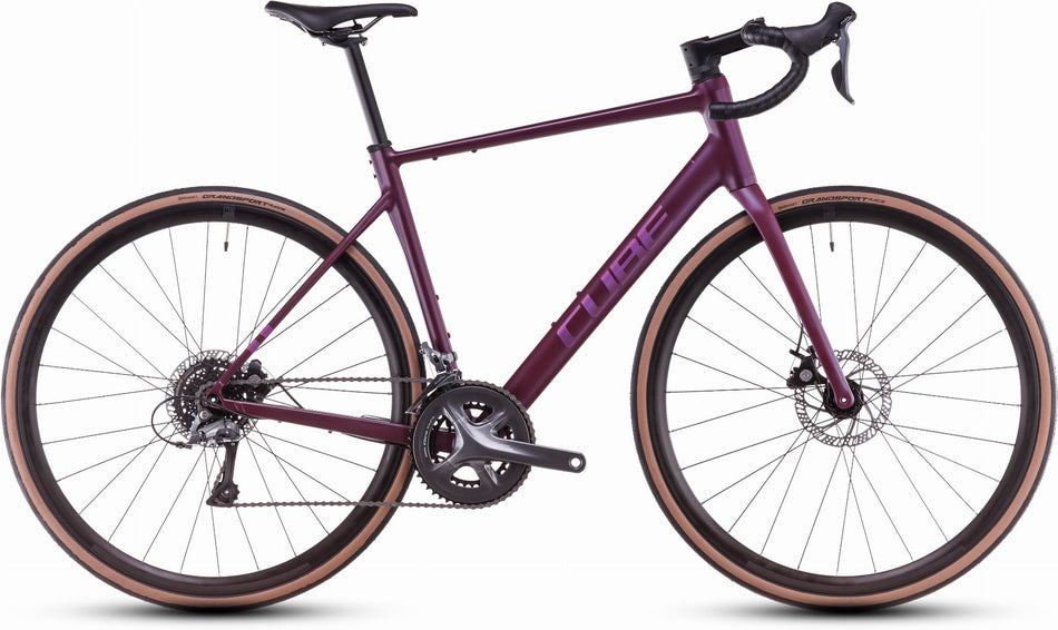 Cube Attain Pro Rennrad Diamant 28" hyperpurple´n´helio