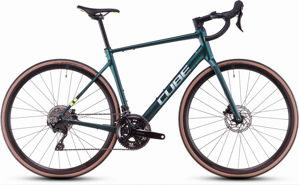 Cube Attain SLX Rennrad Diamant 28" goblin´n´yellow