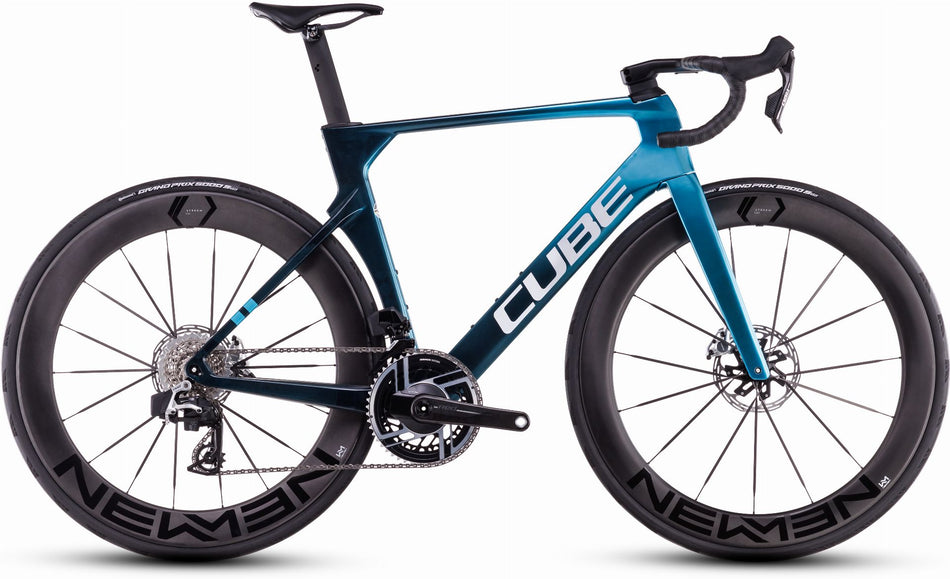 Cube Litening Aero C:68X SLX Rennrad Diamant 28" chromeblue´n´liquidblue