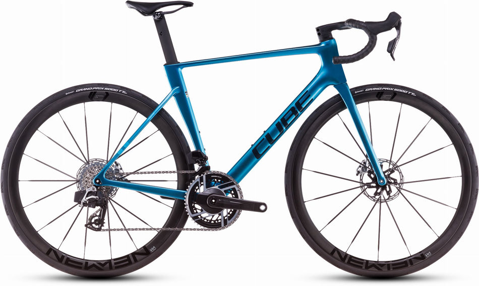 Cube Litening Air C:68X SLX Rennrad Diamant 28" chromeblue´n´carbon