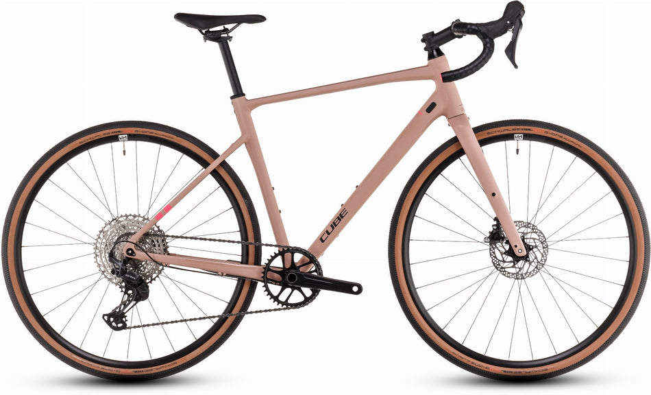 Cube Nuroad EX Gravelbike Diamant blushrose´n´pink