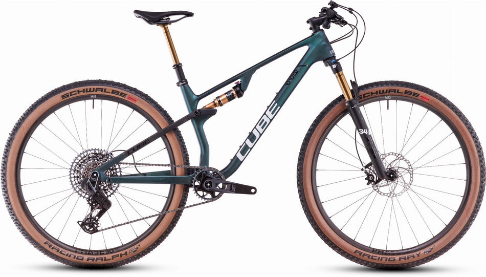 Cube AMS Zero99 C:68X SLX MTB-Fully 29" liquidgoblin´n´white