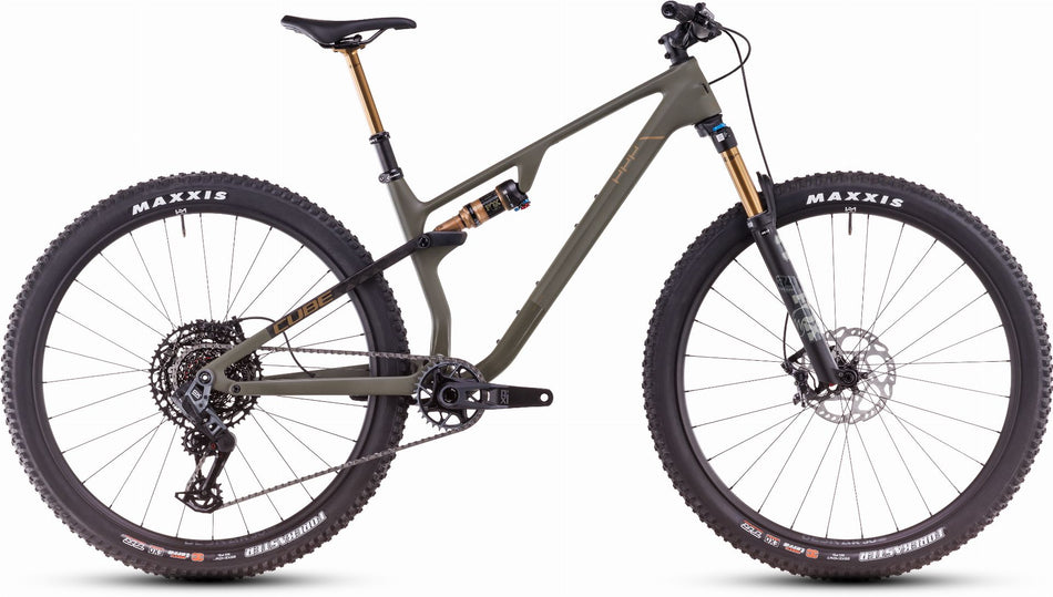 Cube AMS One11 C:68X TM MTB-Fully 29" dustyolive´n´gold