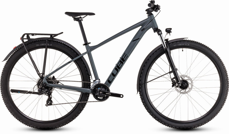 Cube Aim One Allroad MTB-Hardtail Diamant foggyblack´n´black