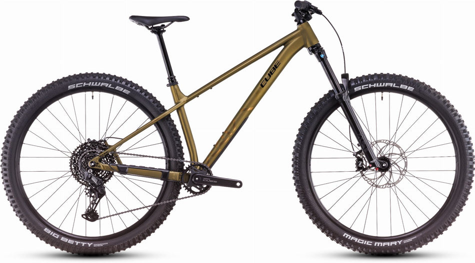 Cube Reaction TM One MTB-Hardtail Diamant goldenlime´n´black