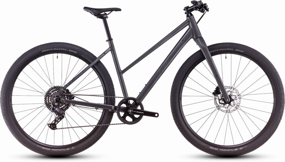 Cube Hyde One Cityrad Trapeze 28" graphite´n´black