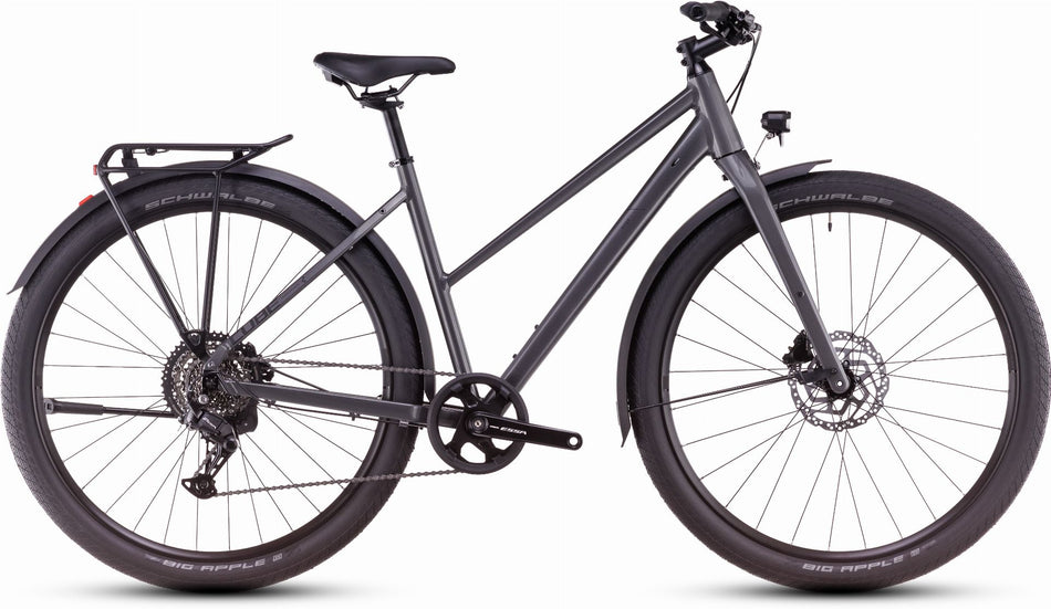 Cube Hyde One FE Cityrad Trapeze 28" graphite´n´black
