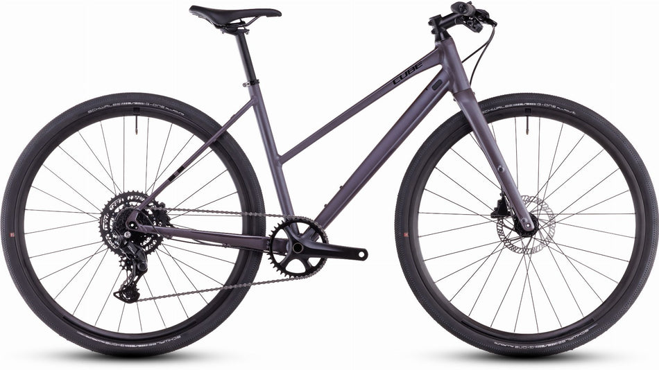 Cube Nulane One Fitnessbike Trapeze 28" mineralgrey´n´black
