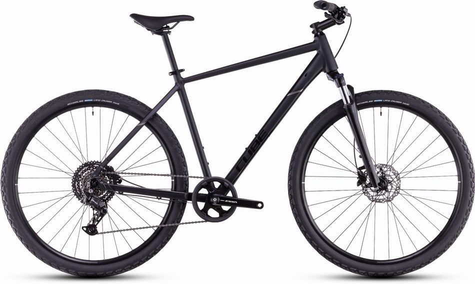 Cube Nature One Crossrad Diamant 28" black´n´black