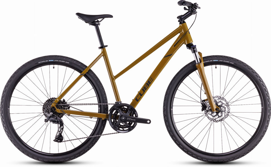 Cube Nature Pro Crossrad Trapeze 28" willowgreen´n´black