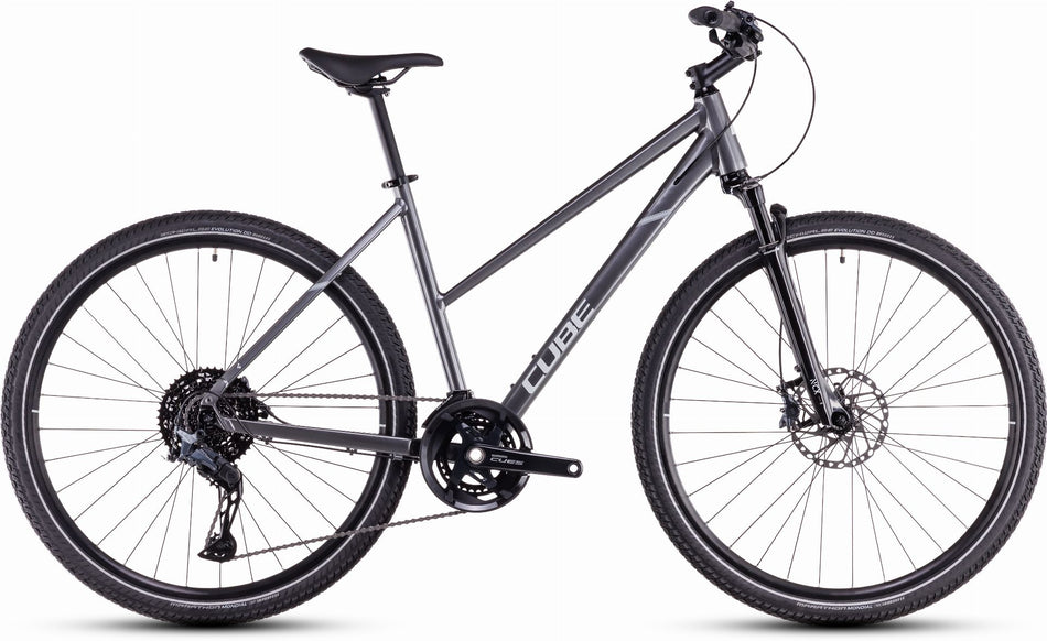 Cube Nature SLX Crossrad Trapeze 28" graphite´n´fossil