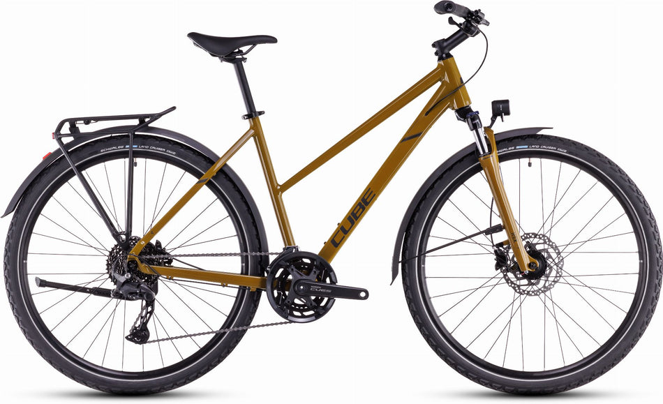 Cube Nature Pro Allroad Trekkingrad Trapeze 28" willowgreen´n´black