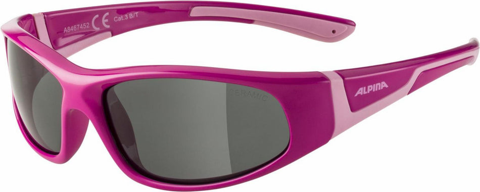 Alpina Flexxy Junior Kinder & Jugend Brille pink-rose/ceramic black