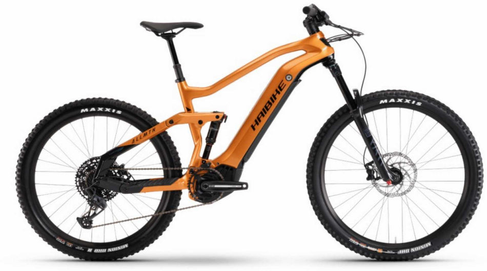 Haibike AllMtn CF 6 600 Wh E-Bike Fully 29"/27,5" gloss matte gorange black