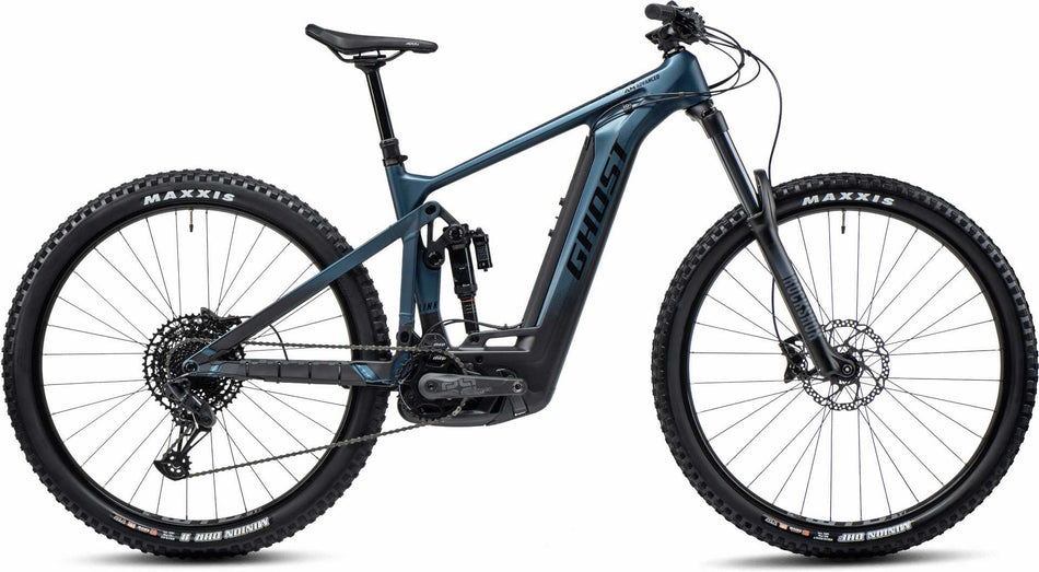 Ghost E-Riot AM CF Advanced 750 Wh E-Bike Fully dirty blue/black glossy/matt