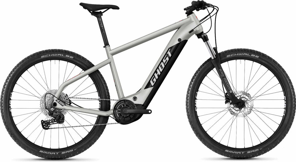 Ghost E-Teru Y Universal 630 Wh E-Bike Hardtail Diamant light grey pearl/black matt