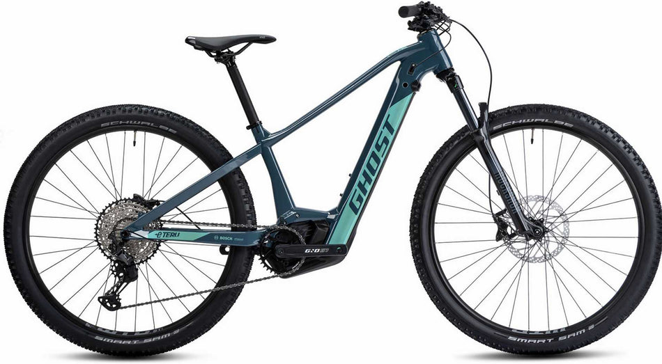 Ghost E-Teru B Pro 750 Wh E-Bike Hardtail Diamant green bay metallic/light mint pearl glossy