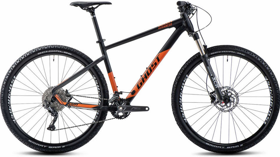 Ghost Kato Advanced AL MTB-Hardtail Diamant 27,5" black/monarch orange matt