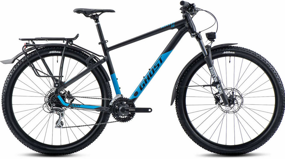 Ghost Kato EQ AL MTB-Hardtail Diamant 27,5" black/bright blue matt