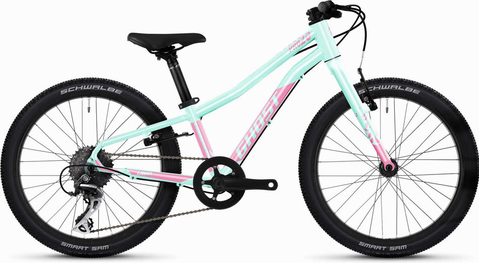 Ghost Lanao 20" Pro Kinderrad Diamant light mint/pink shimmer glossy