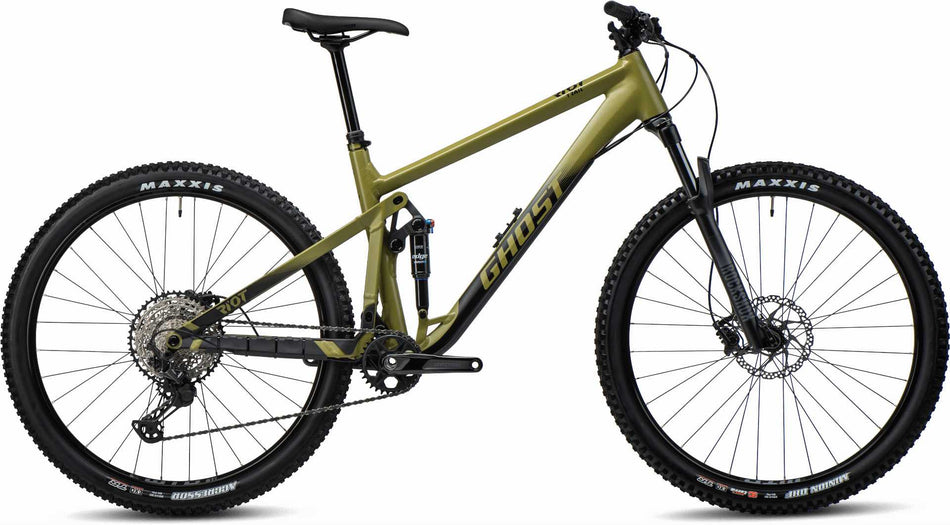 Ghost Riot Trail AL MTB-Fully spicy team green/black matt