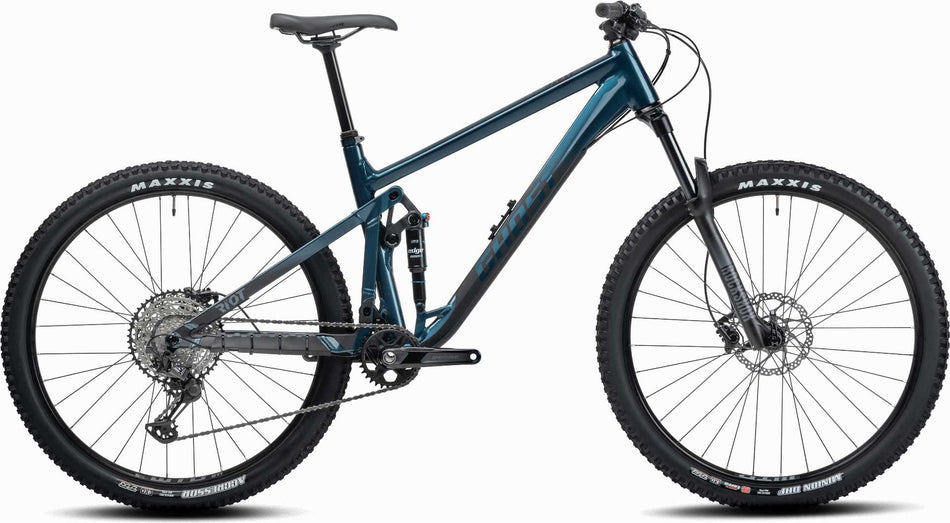 Ghost Riot Trail AL MTB-Fully dirty blue metallic/black glossy/matt