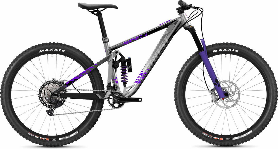Ghost Riot Trail AL Full Party MTB-Fully silver/purple glossy