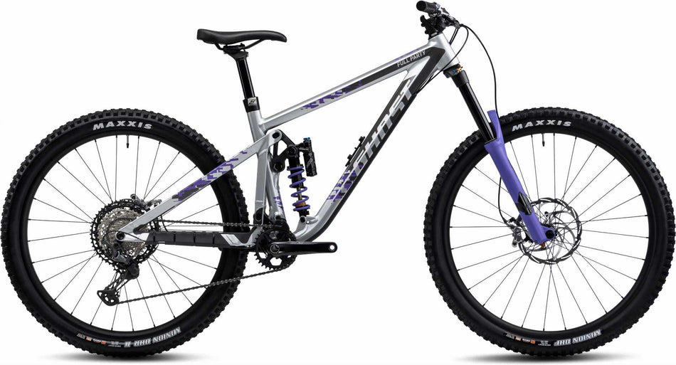 Ghost Riot AM AL Full Party MTB-Fully silver/purple glossy