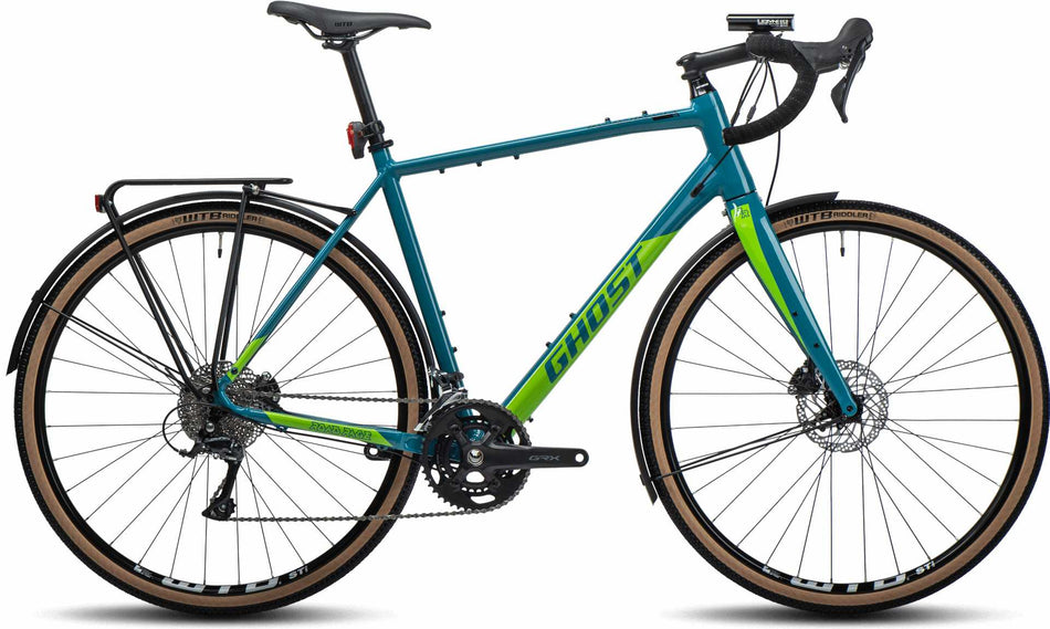 Ghost Road Rage EQ AL Gravelbike Diamant 28" blue green/lime green glossy