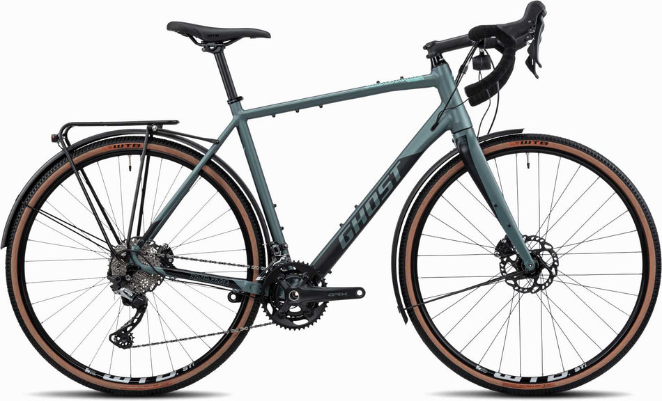 Ghost Road Rage Essential EQ AL Gravelbike Diamant 28" green bay metallic/green matt