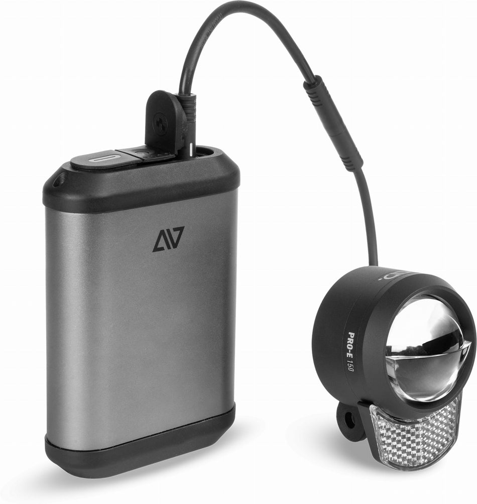 Acid Frontlicht PRO-E 150 Lux PowerBank black, space grey`n`black