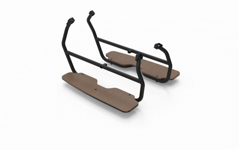Cube Trittbrett Set Longtail schwarz/braun 520 mm x 292 mm x 450 mm