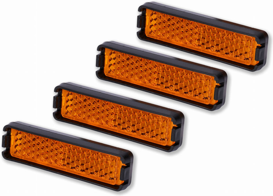 Acid Pedalreflektor Set orange