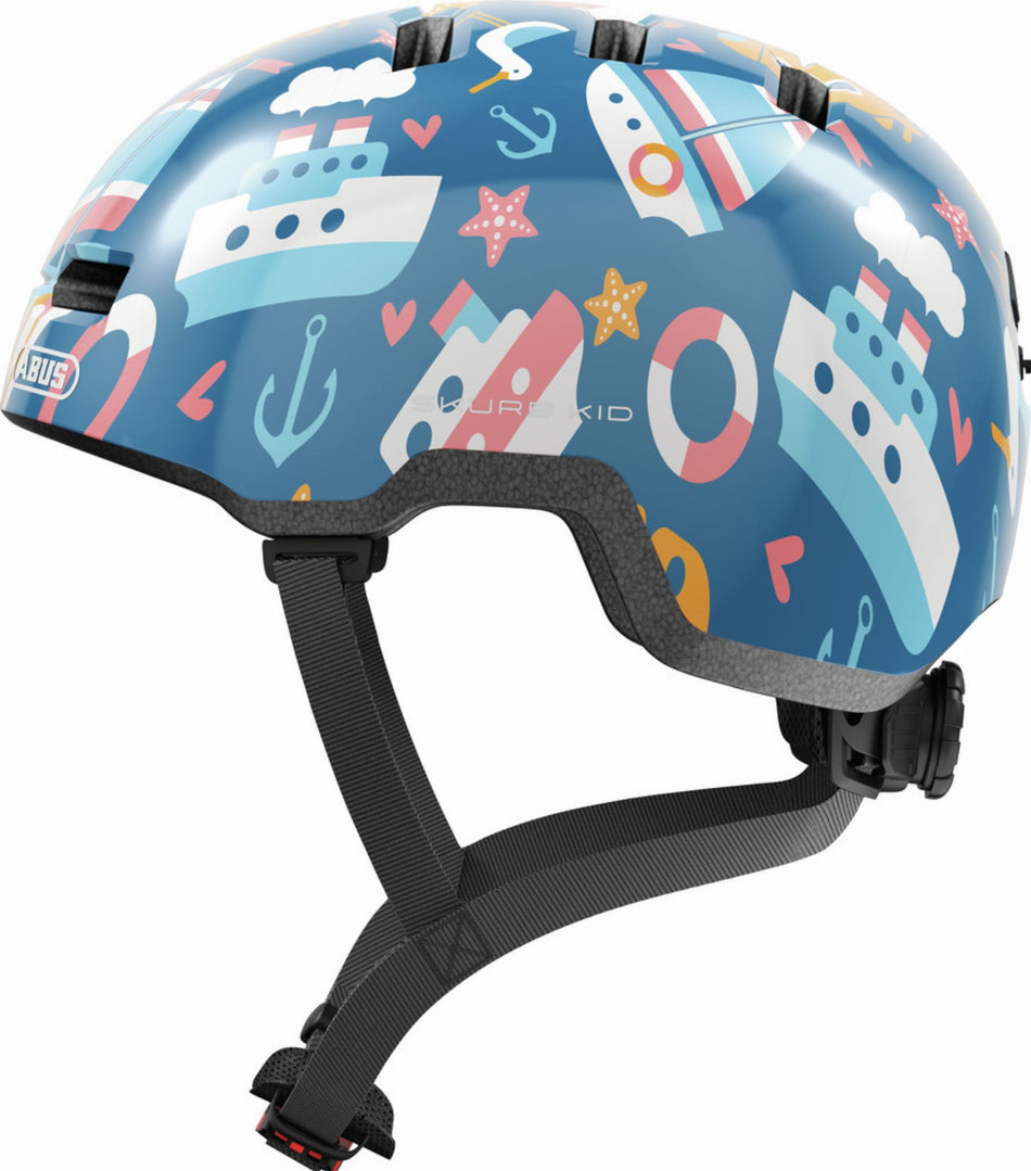 Abus Skurb Kid Kinder-Helm blue sailor
