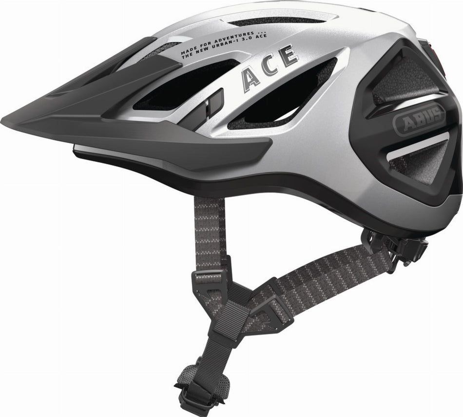 Abus Urban-I 3.0 Ace Helm gleam silver
