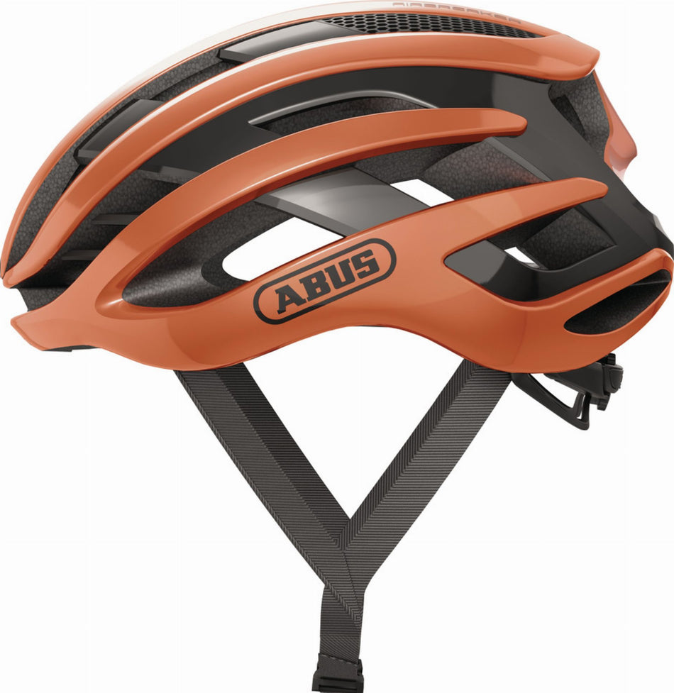 Abus AirBreaker Rennrad-Helm goldfish orange
