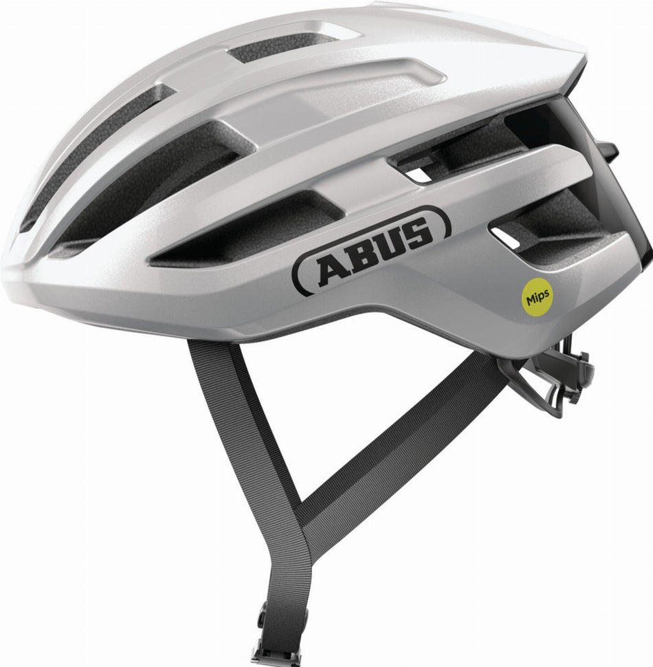 Abus PowerDome Mips Rennrad-Helm gleam silver